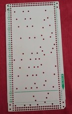 A Lace Punchcard From The Toyota Knitting Machine Sets For 901 Machine