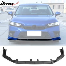 Fits 22-24 Honda Civic 11th Gen IKON Style Unpainted 3PCS Front Bumper Lip PP