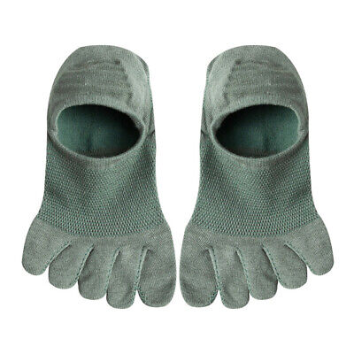 Kopen Men Five Finger Toe Socks Solid Cotton Sweat Absorbing Breathable Short Hosiery