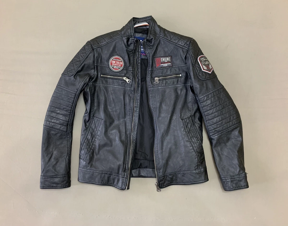 Tom Tailor Leather Jacket male | S eBay