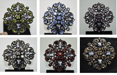 vintage style high-quality fashion jewelry  wedding bouquet brooch pin P11