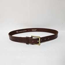 Vintage 90s GUESS Belt Mens 32 Genuine Leather Brown USA MADE Georges Marciano