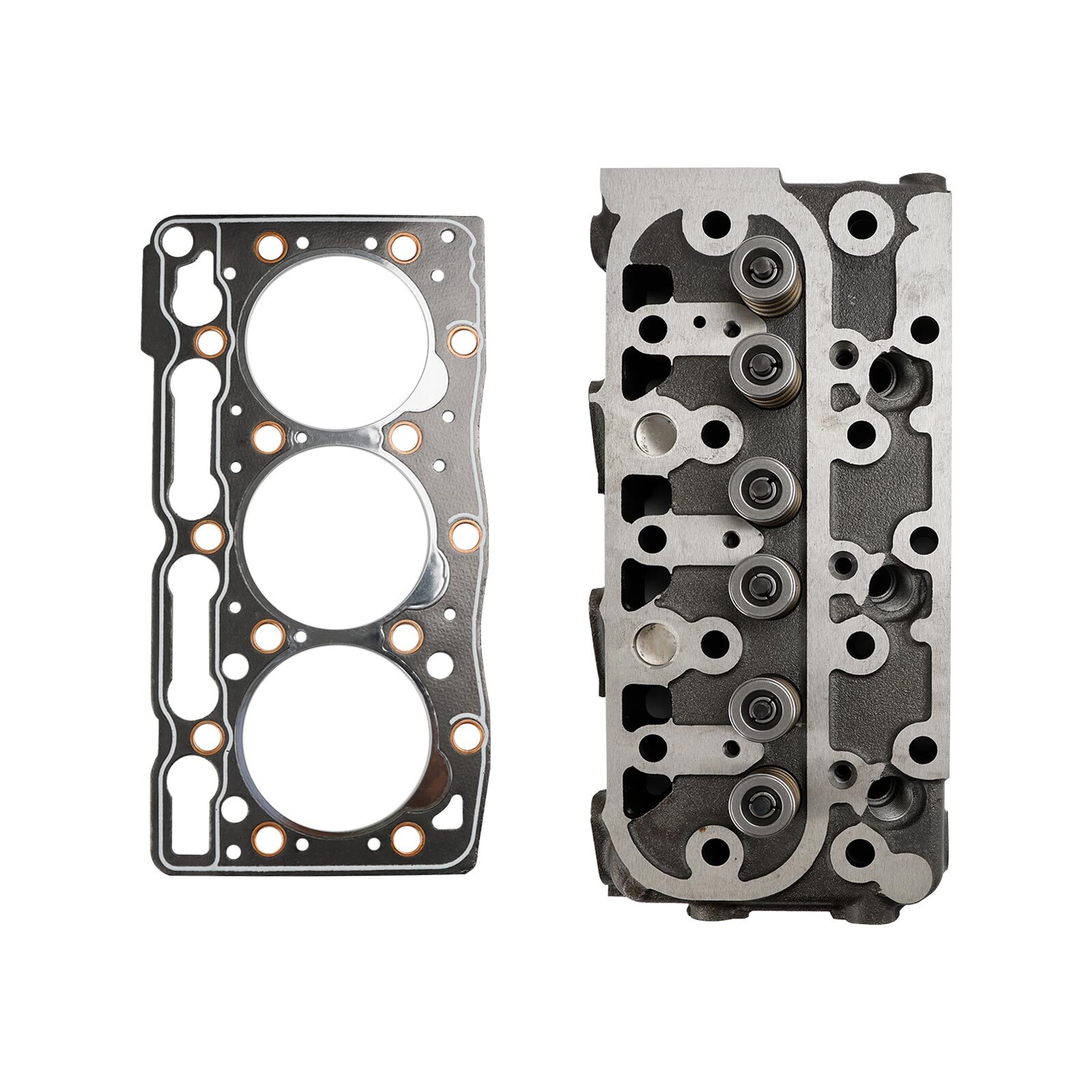 Complete Cylinder Head With Valve Spring & Full Gasket Kit For Kubota D1005 R1
