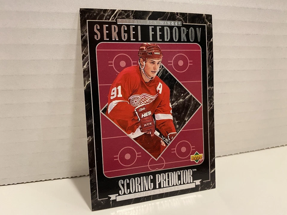 1995-96 Upper Deck Retail Award Predictor Redemptions Sergei Fedorov #R24 Hockey - Image 4 of 4