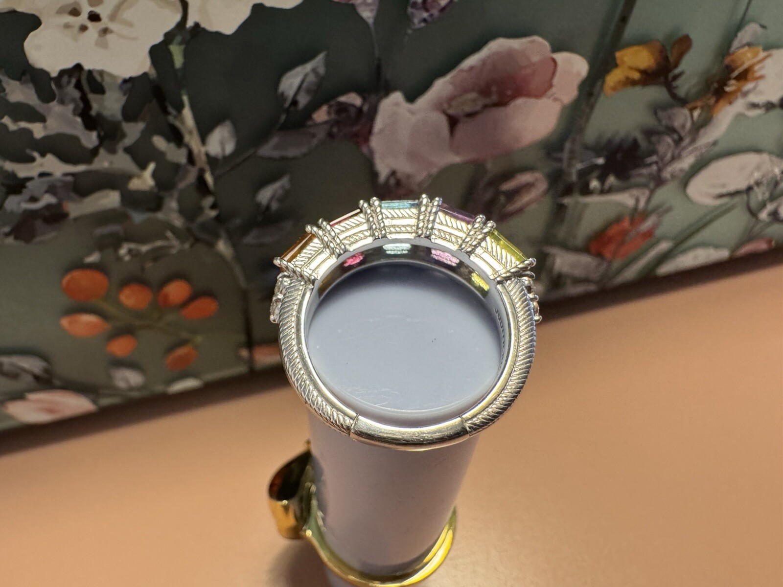 Sterling Silver 925 Ring Multi Gemstone Size 7 - image 6