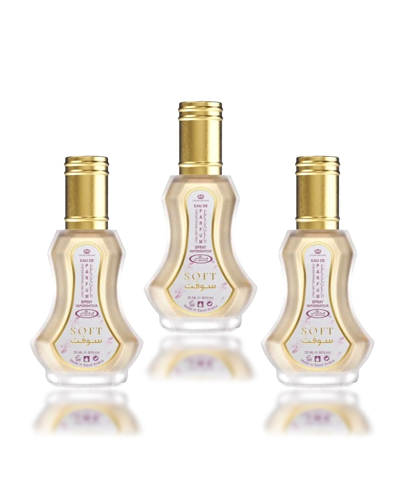Soft EDP 35ml (3x35ml) by Al rehab Arabic Perfume