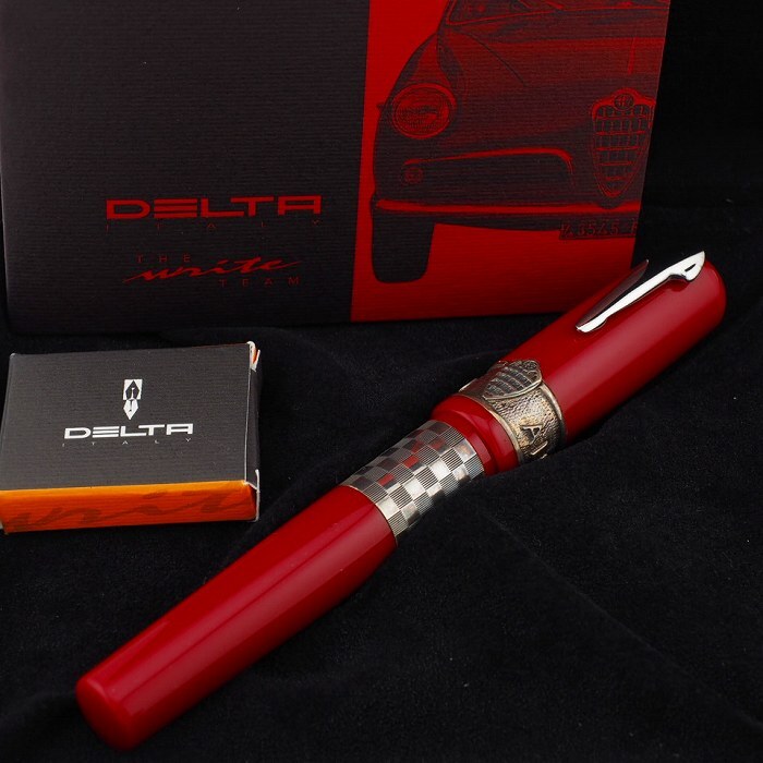 Delta Trofeo Guiletta ボールペン赤 Delta Alfa Romeo Collection LE Fountain Pen - Trofeo
