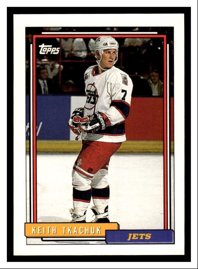 1992 Topps #102 Keith Tkachuk - Winnipeg Jets