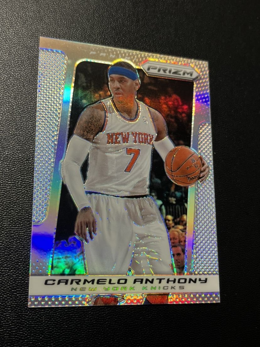 2013-14 Panini Prizm Carmelo Anthony Silver Prizm #172 New York Knicks