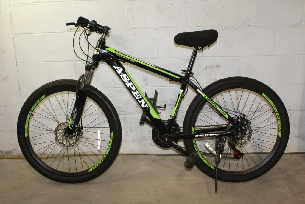 Primo International Aspen Mountain Bicycle Black And Green -No. 25594  -BRAND NEW