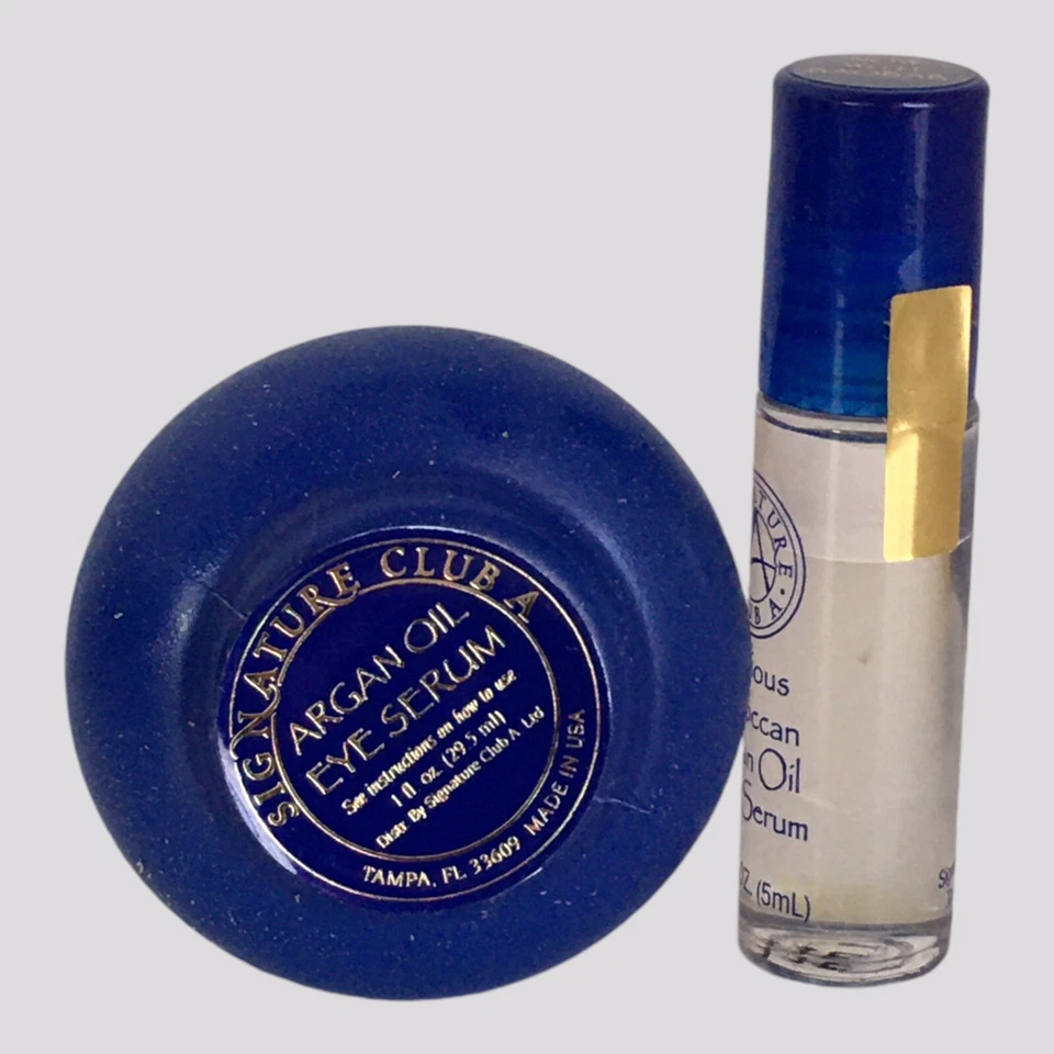 Signature Club A Precious Moroccan Argan Oil Eye Serum + Drop-In-Your-Handbag Sz - Image 2 of 4