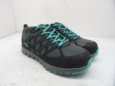 AGGRESSOR Women's Steel Toe Steel Plate Safety Work Shoes 1501 Gray/Black 6.5M