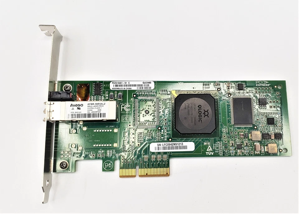 QLogic QLE2460 4GB 850nm PCI-e x4 Fibre Channel Network Adapter PX2510401-51 C - Image 3 of 4