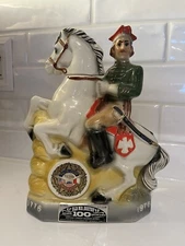 Mr. Boston Whiskey Decanter Bicentennial  Polish Legion American Veterans