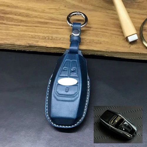 Handmade Premium Italy Leather Smart Remote Car Key Case For Aston Martin DB11 - Picture 2 of 28