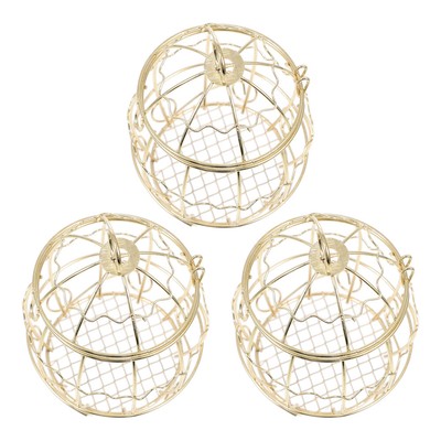 3 Pcs Pigeon Proof Hanging Feeder Peanut Feeder