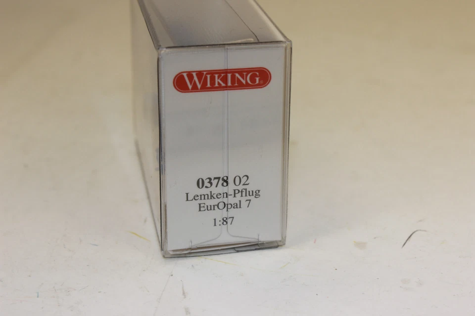 Wiking 378 02 Lemken Plough Europal 7X 037802 1:87 H0 New Boxed - Image 4 of 4