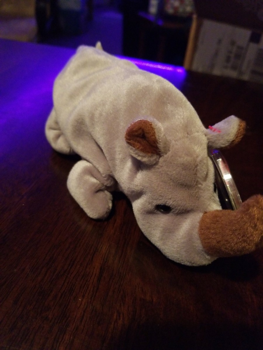 TY Beanie Baby 1996 Spike the Rhino 8421041305|