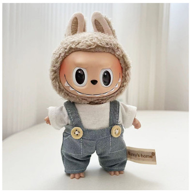 POP MART LABUBU The Monsters Plush Doll campus couple Clothes Set No Dolls