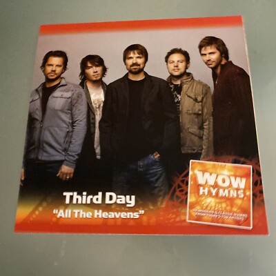 Third Day Wow Hymns  12x12 Album Flat Poster Christian Pop Rock