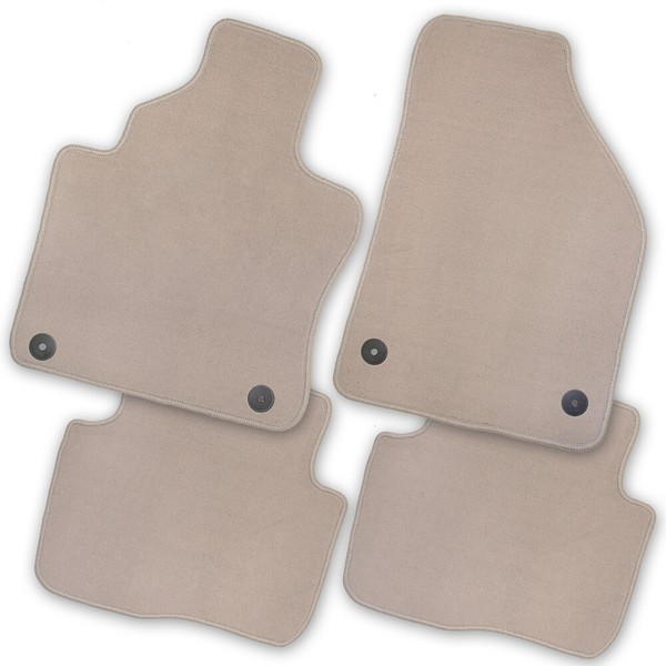 Auto-FußMatten Premium Beige FüR Citroen Nemo Ab 2008 Automatten Autoteppiche-image