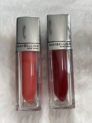 2 Maybelline Elixir Colorsensational Lipstick Lip Gloss - 005 & 020
