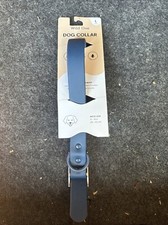 Wild One Dog Collar Size Large 15-18in Navy Blue L NEW Poodles Pitbull Retriever