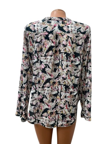 Emily Van Den Bergh Size EU 42 Blouse Shirt Top Multicolored - Picture 4 of 7