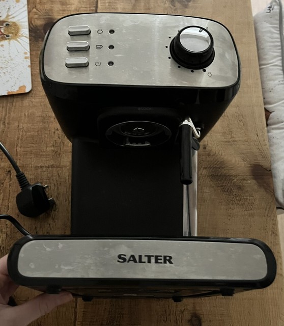 Salter EK4369 Caffe Barista Pro Espresso Maker Black for sale online