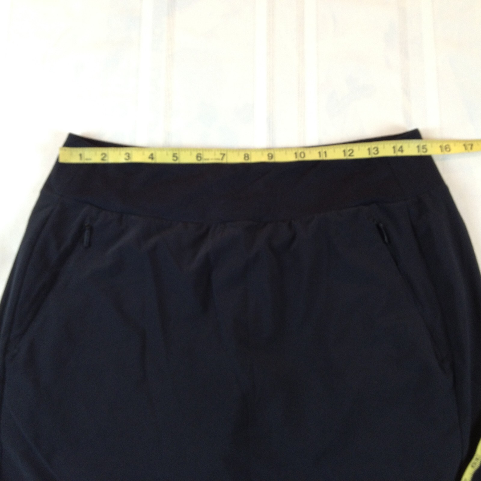 ATHLETA Polyester Blend Flat Front Black Activewe… - image 4