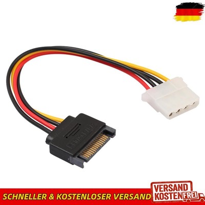 Molex 4-poliges weibliches Stromadapterkabel für PCe Riser BTC Miner Mining 0,2 