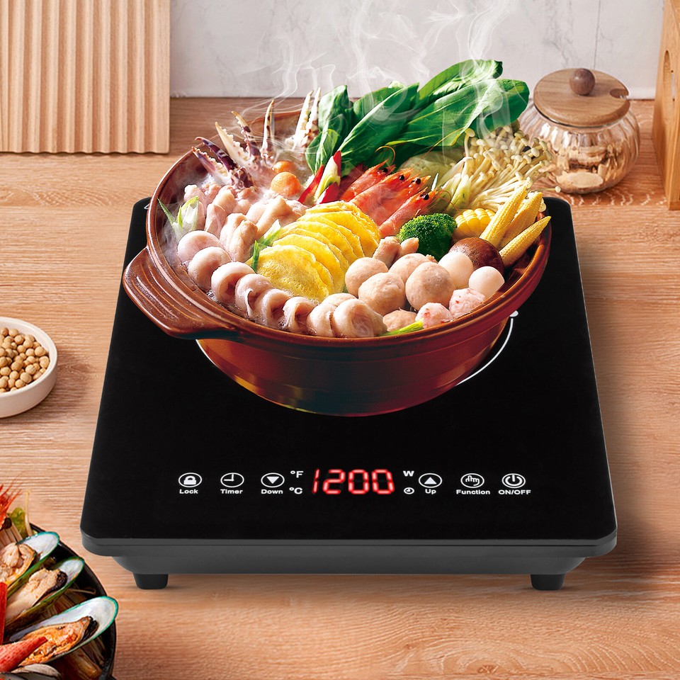 Portable Digital Electric Induction Cooktop Countertop Stove Burner
