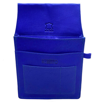 flevado Kellnertasche Colt Holster Bedienungstasche Echt Leder (blau)