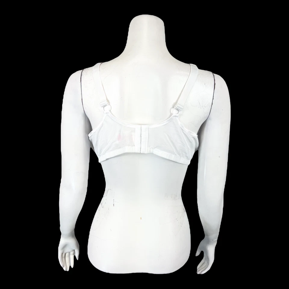 Breezies Women's Wild Rose Lace Seamless Underwire Bra Solid White 36DDD Size - Image 2 of 2