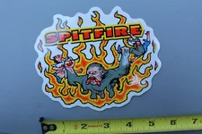 Spitfire Skateboard Wheels King Kong Fire OG Z85B Vintage Skateboarding STICKER