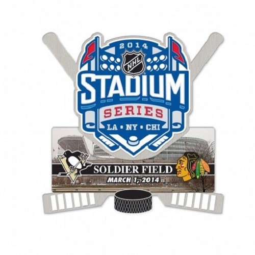 PIN NHL STADIUM SERIES 2014 PITTSBURGH PENGUINS CHICAGO BLACKHAWKS