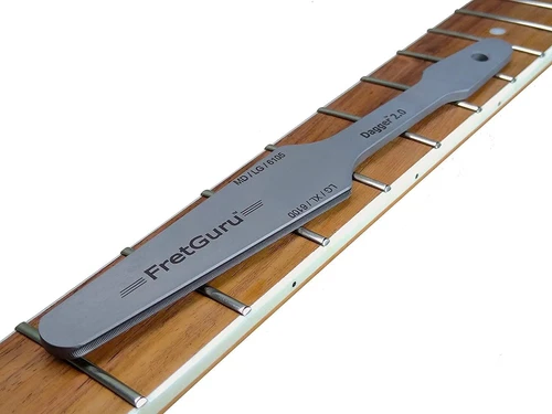 🔥New Guitar FretGuru Crowning File Dual Sided Dagger 2.0 Pro Luthier Tool