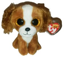 Ty Beanie Boos - TALA the Brown & White Dog (6 Inch) NEW MWMT Stuffed Animal Toy