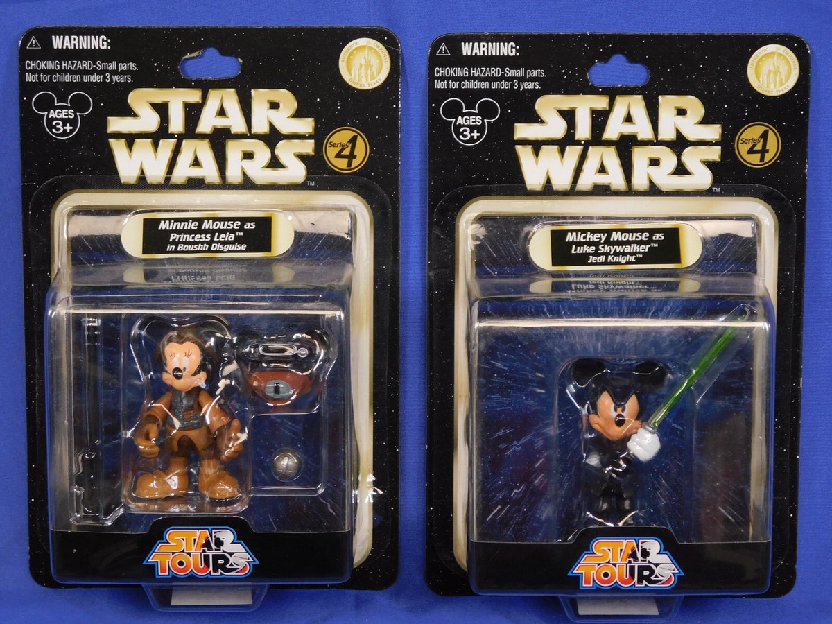 STAR WARS TOURS FIGURES SERIES 4 SET OF 5 DISNEY PARKS 2010 BOBA