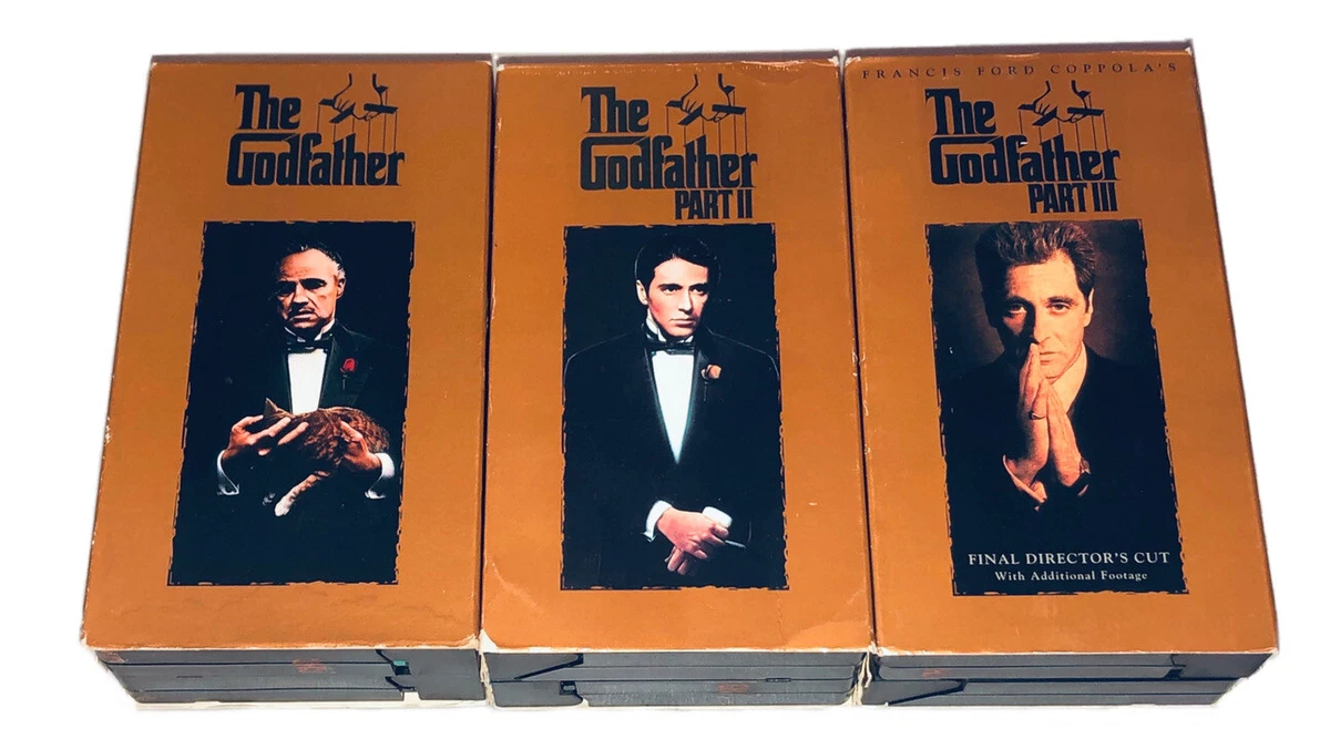 1972 The Godfather Film Box Set VHS Tapes for sale | eBay