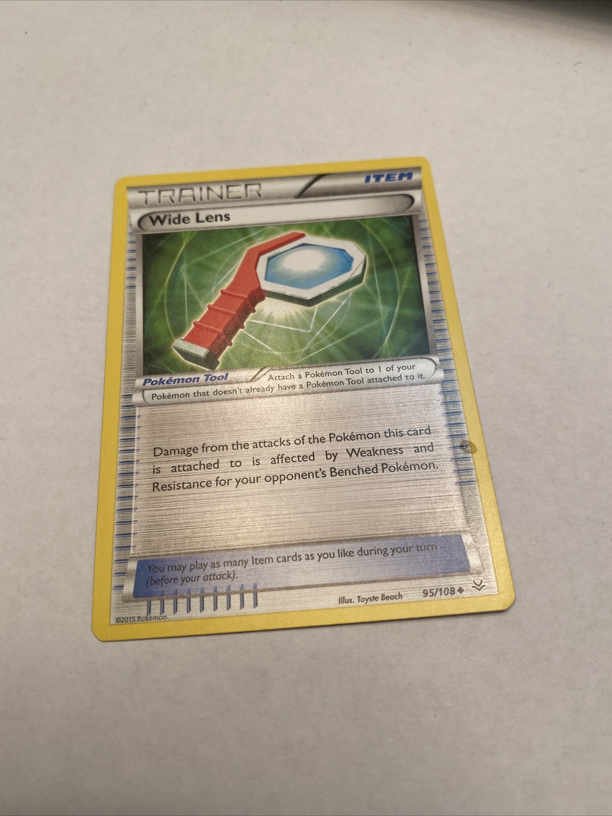 POKEMON Trading Card Trainer Wide Lens 95/108