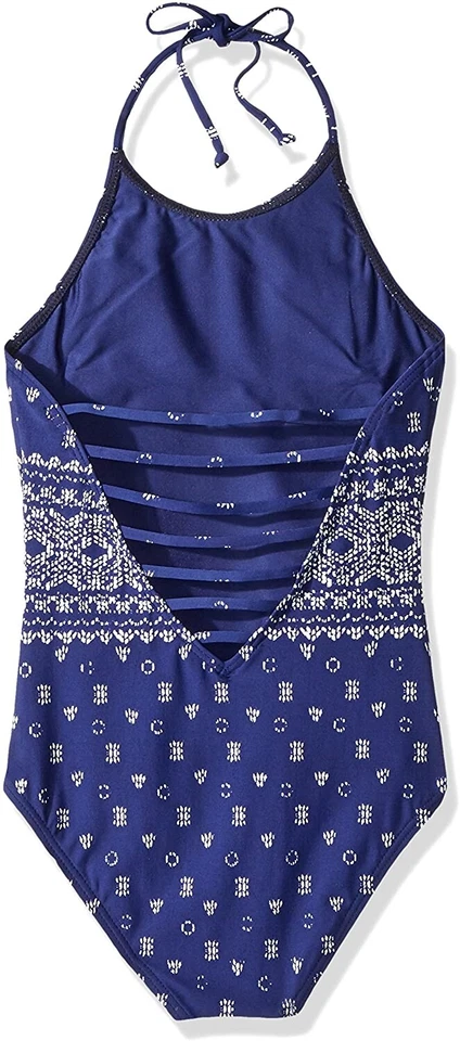 Splendid Girls - 169438 Boarder Stripe One Piece Azul Marino Talla 8 Foto 2 de 2