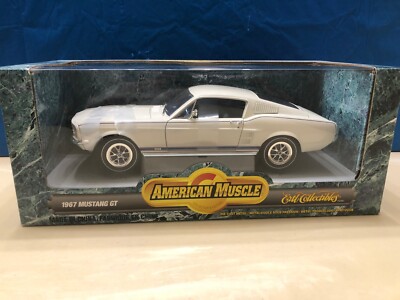 1967 MUSTANG GT WIMBLEDON WHITE ERTL 1/18 AMERICAN MUSCLE LIMITED