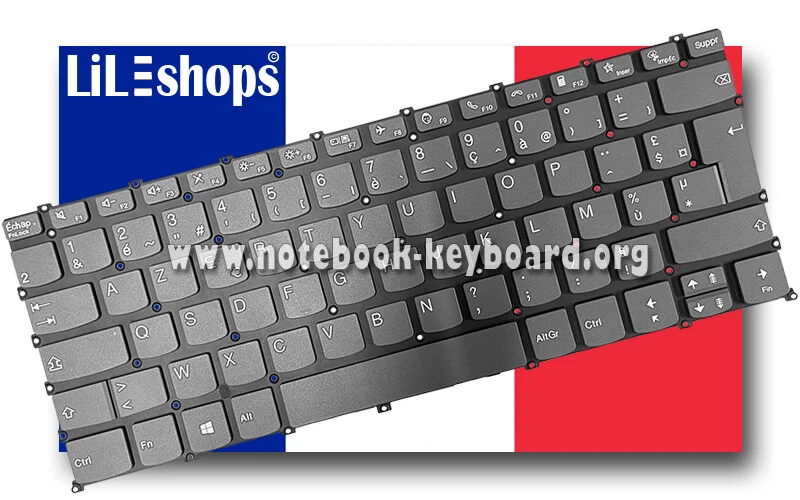 Clavier Français Original Pour Lenovo IdeaPad Slim 5 14Q8X9 - 83HL - Photo 1/1