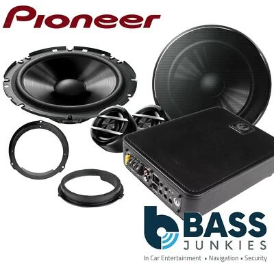 Ford Ranger 2012 On Pioneer Front Door Car Speakers & 600W Underseat Sub Kit