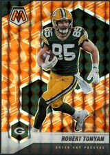 2021 Panini Mosaic Robert Tonyan Orange Reactive Mosaic Card #83