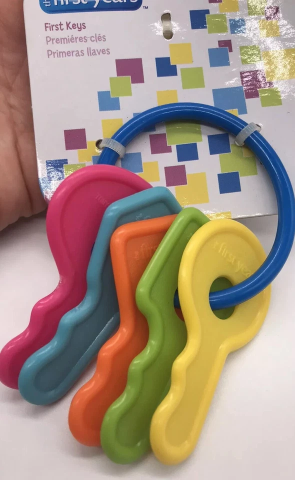 Teething Rattle  First Keys Teether First Years Learning Curve - Image 3 of 3