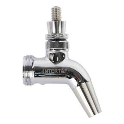 Stainless Steel Intertap Forward Sealing Beer Faucet Homebrew Keg Draft At Home