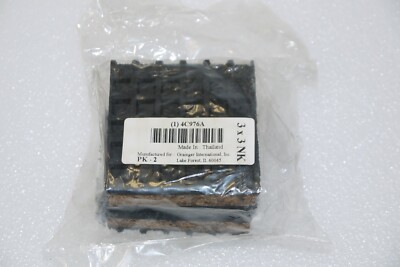 2 PACK MASON 4C976A ANTI-VIBRATION ISOLATION PAD 3'' X 3'' NK NEW