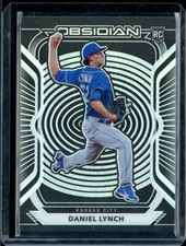 2021 Panini Chronicles Obsidian #36 Rookie RC Daniel Lynch Kansas City Royals